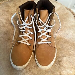 Timberland booties.  Size 9